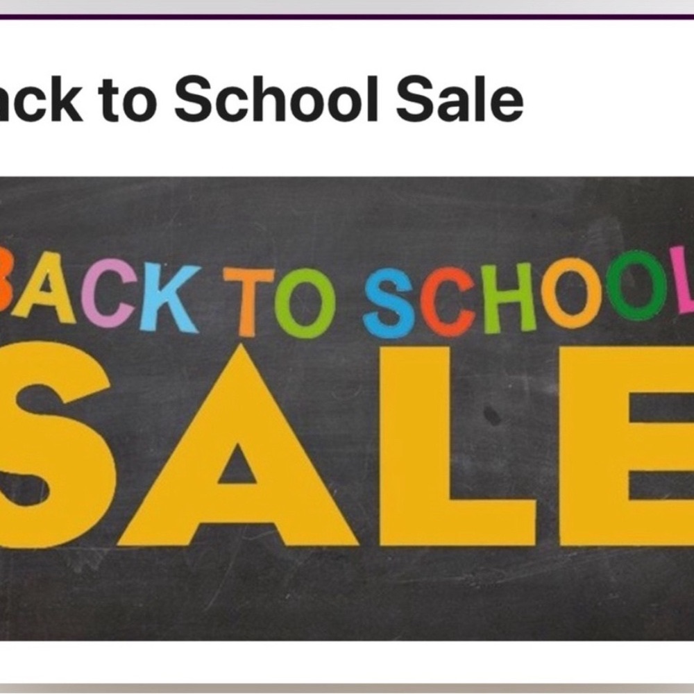 Back to School Sale - EVERYTHING MUST GO!!